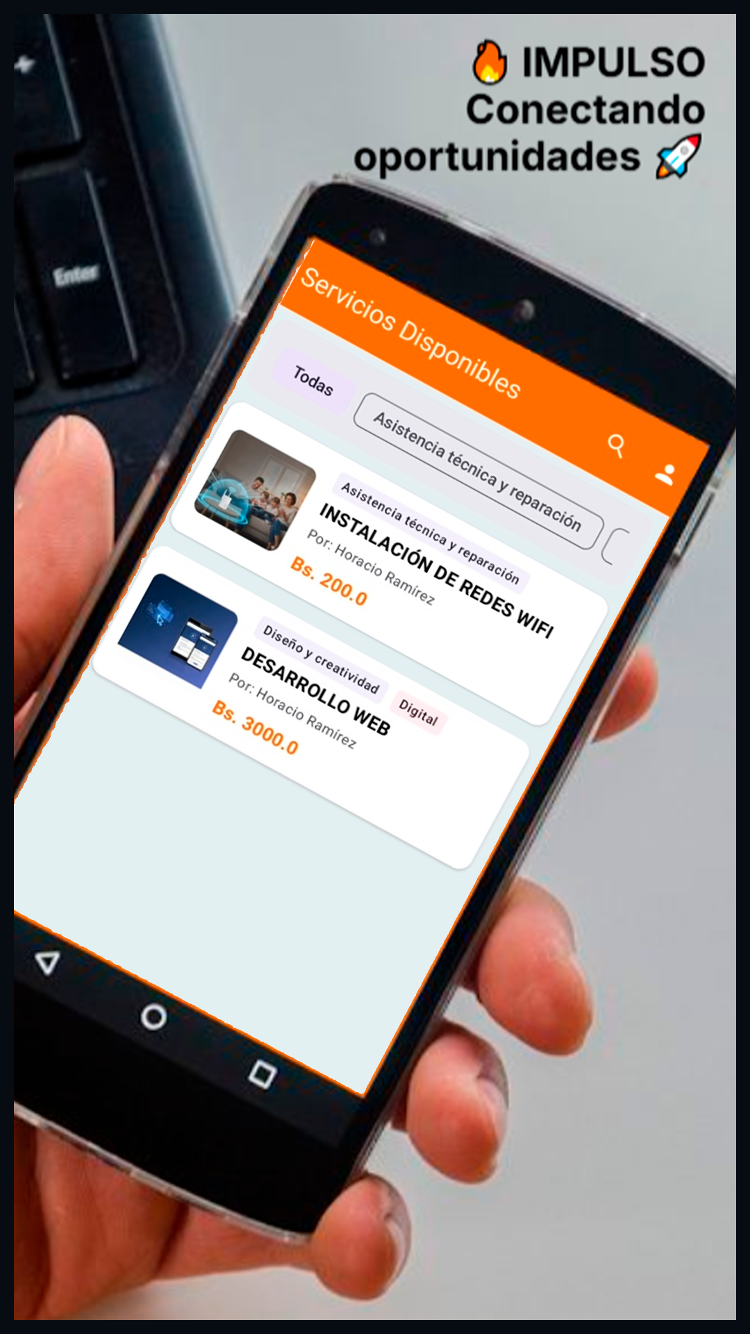 Inicio - Servicios disponibles